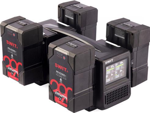 Actual product image Swit PC-P461S 4x100W Super Fast V-mount Charger