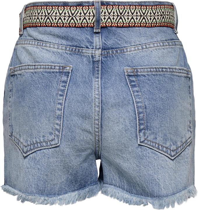 Immagine prodotto Only ONLROBYN Hohe Taille Gerade geschnitten Jeans-Shorts Jeans-Shorts (XS)
