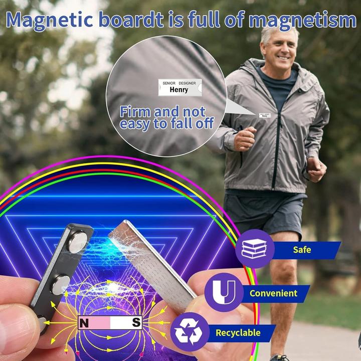 Immagine prodotto Swissdetector Magneti - Portabadge potenti e di alta qualità ( X10 ) (10 x)