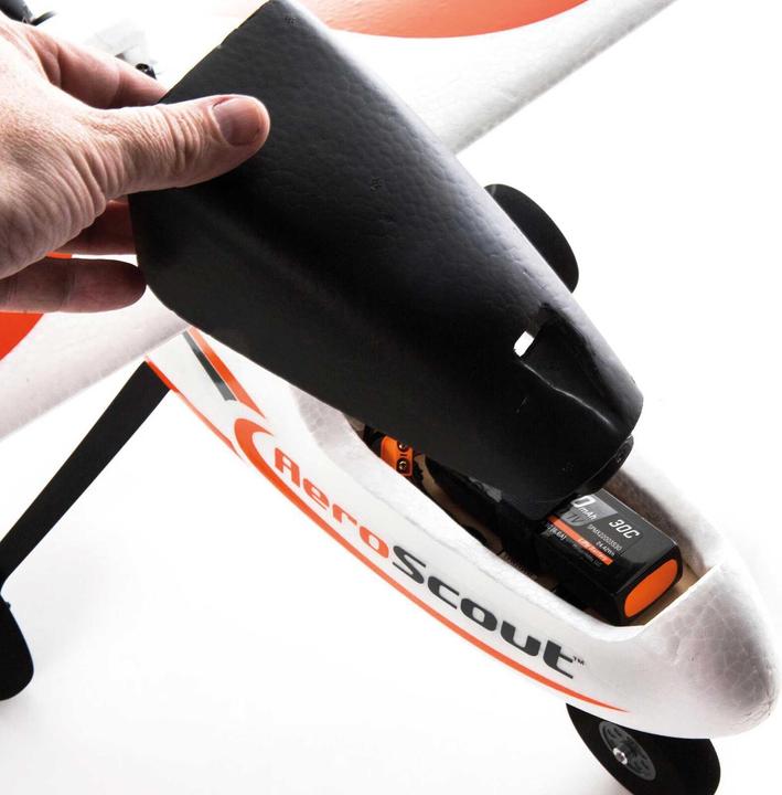 Actual product image Hobbyzone AeroScout S 1.1m BNF Basic (Multi motor)