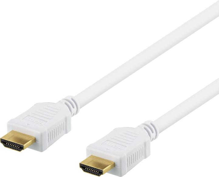 Image du produit Deltaco Câble HDMI haute vitesse 10m Ethernet 4K UHD blanc (10 m, HDMI)
