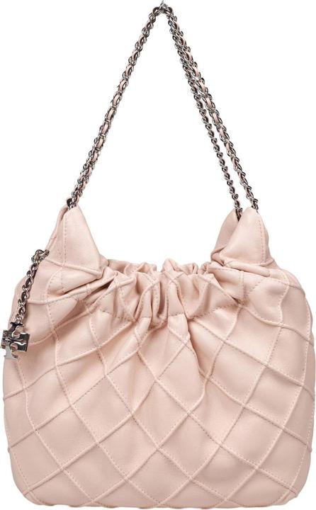 Tory Burch fleming mini hobo bag in pink leather