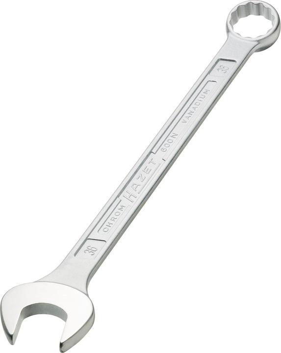 Immagine prodotto HAZET Chiave combinata a forchetta/ad anello 600N-8 ∙ Profilo trazione doppio esagono esterno ∙ 8 m… (8 mm)