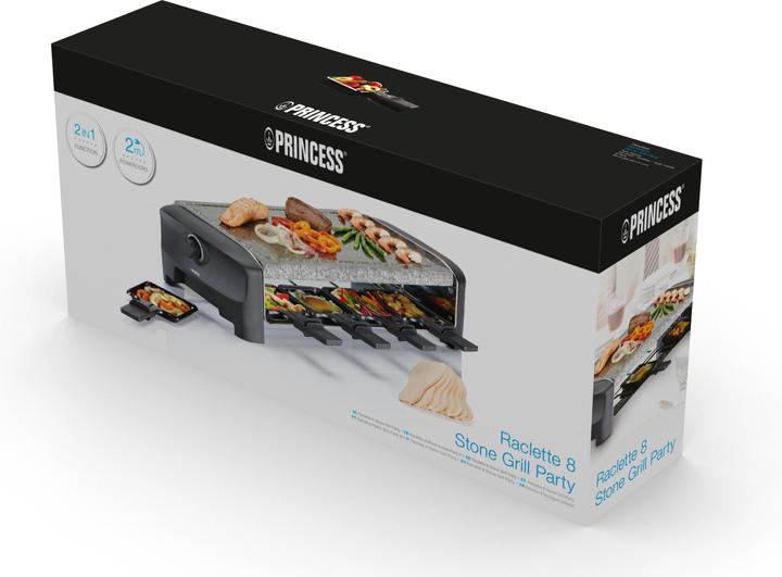 Actual product image Princess Raclette grill with stone plate