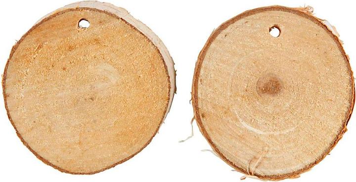Actual product image Creativ Company Wooden discs with hole