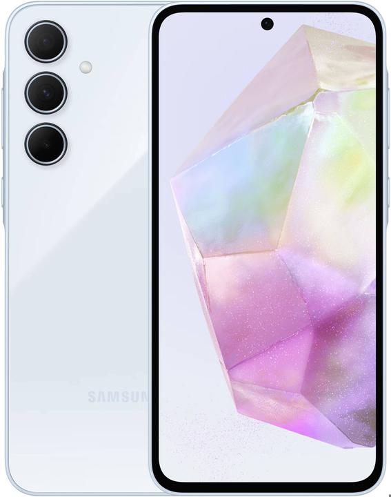 Produktbild Samsung Galaxy A35 (256 GB, Awesome Iceblue, 6.60", SIM + eSIM, 50 Mpx, 5G)