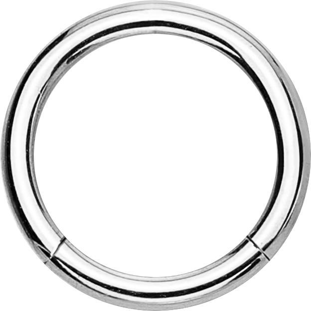 Actual product image Star Piercing Micro segment ring silver (Surgical steel 316Without brass, Acrylic without brass)