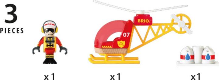 Produktbild Brio Feuerwehr Hubschrauber