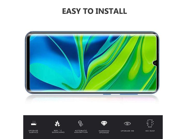 Immagine prodotto Screenguard Xiaomi Mi Note 10 Pellicola protettiva in vetro Custodia Design amichevole (1 Pezzo/i, Xiaomi Mi Note 10)