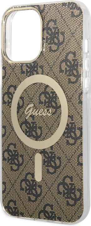 Actual product image Guess GUHMP13XH4STW iPhone 13 Pro Max 6.7" br?zowy/brown hardcase 4G MagSafe (Apple iPhone 13 Pro Max)