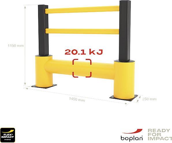 Produktbild Boplan Rammschutzgeländer FLEX IMPACT®