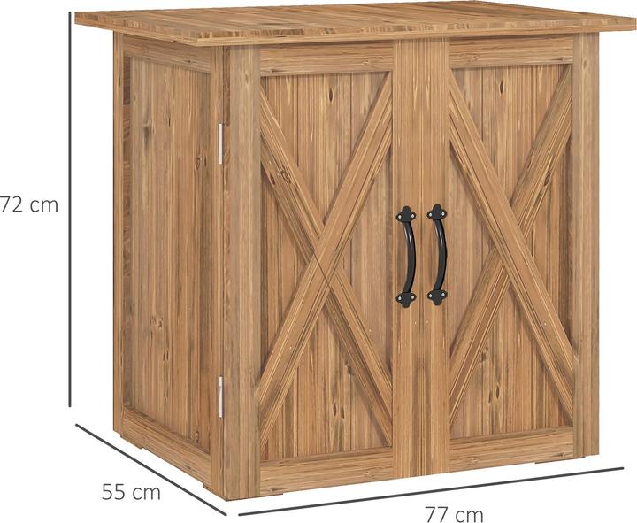 Image du produit Outsunny Armoire de jardin à double porte
