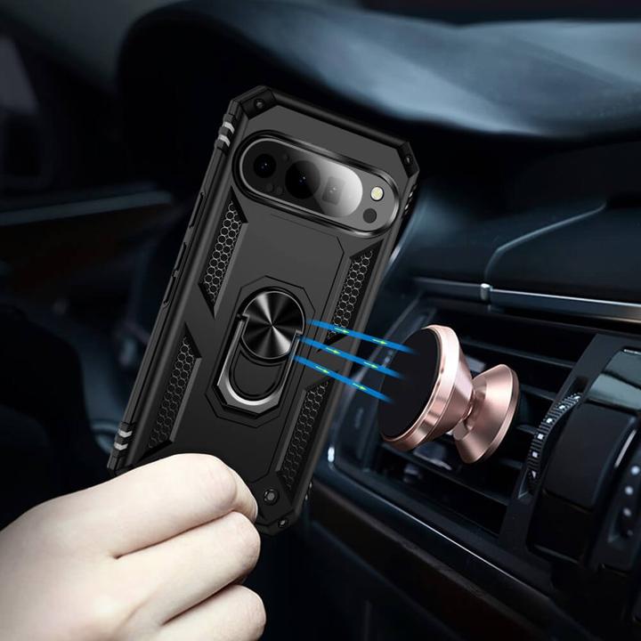 Actual product image Cover-Discount Google Pixel 9 / 9 Pro - Armor Case with kickstand (Google Pixel 9, Google Pixel 9 Pro)