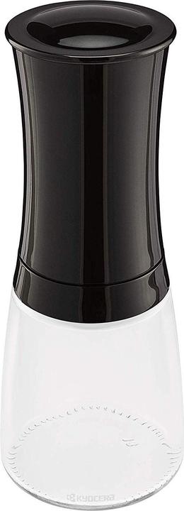 Immagine prodotto Kyocera Macina spezie, Ceramica/Plastica, Nero, 6,3 x 6,3 x 15,8 cm (Varie spezie)