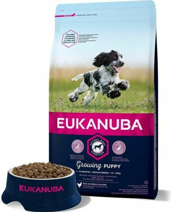Produktbild Eukanuba Puppy Medium Breed Huhn (Junior, 1 Stk., 3000 g)