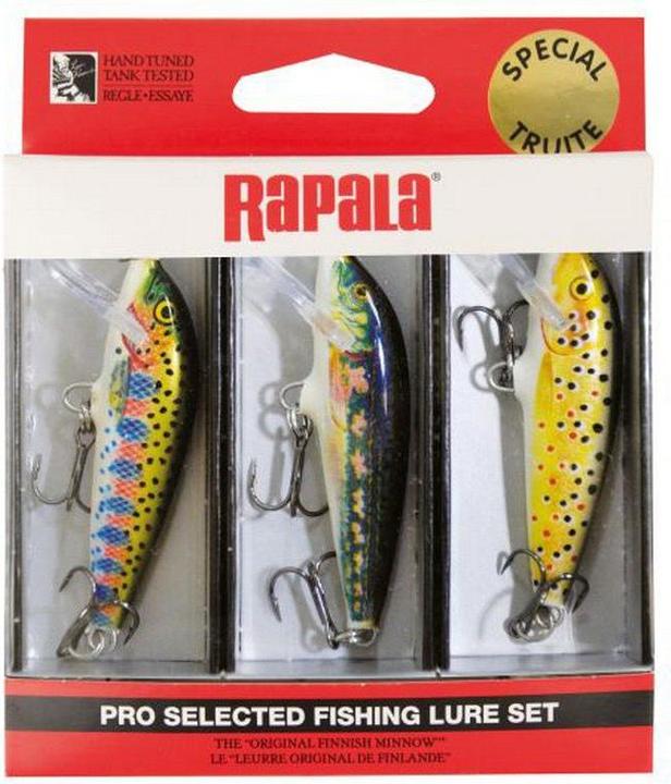 Actual product image Rapala Top Special Truite Set Minnow Kit - Perfect for anglers!