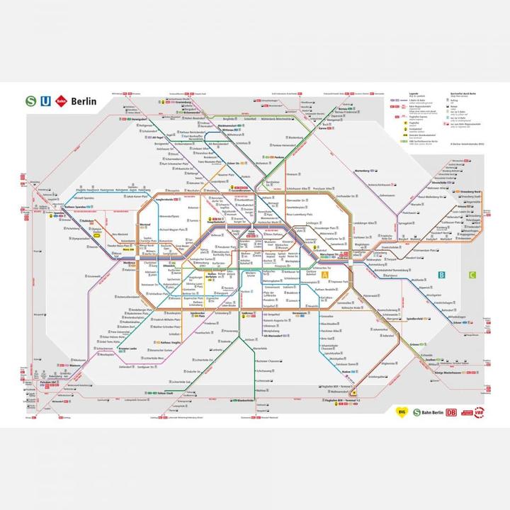 Actual product image BVG Berlin - Berlin Network (432 x 300 cm)