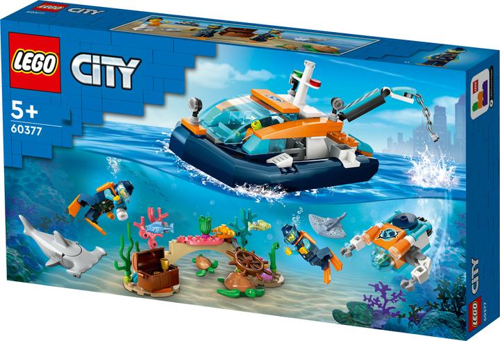 Actual product image LEGO 60377 Marine explorer boat (60377, LEGO City)