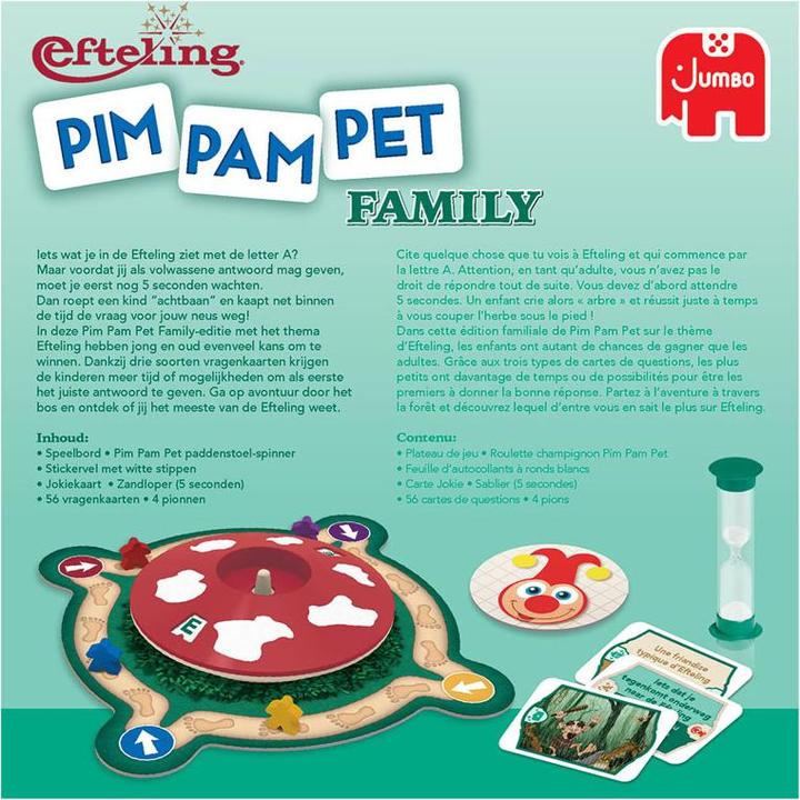 Produktbild Jumbo Pim Pam Haustierfamilie Efteling (Niederländisch)