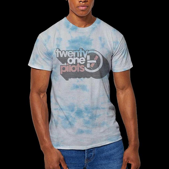 Immagine prodotto Twenty one pilots Maglietta unisex adulto Vintage Block Holiday Dip Dye (XL)