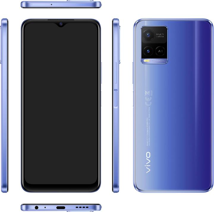 Produktbild Vivo Y21 (64 GB, Metallic Blue, 6.51", Dual SIM, 13 Mpx, 4G)