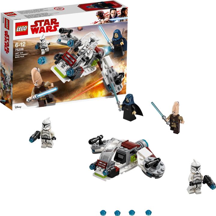 Image du produit LEGO Jedi et Clone Troopers (75206, LEGO Star Wars)