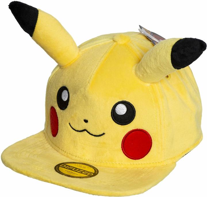 Immagine prodotto Difuzed Pokemon Pikachu Plush Snapback (Taglia unica)