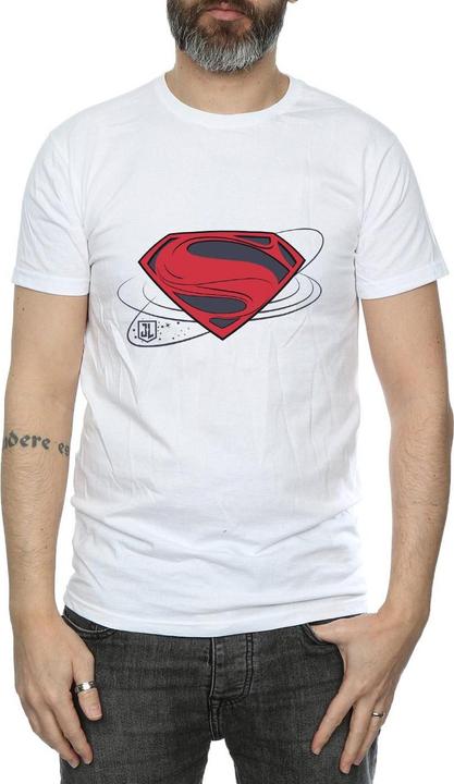 Image du produit - T-shirt JUSTICE LEAGUE MOVIE SUPERMAN LOGO - Homme (L)