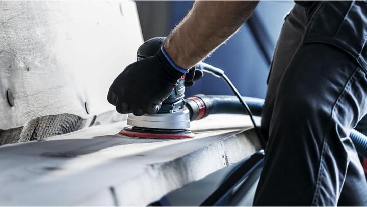 Actual product image Bosch Professional Zubehör Expert M480 Sanding net for random orbital sander, 150 mm, G 100, 5 pieces (100)