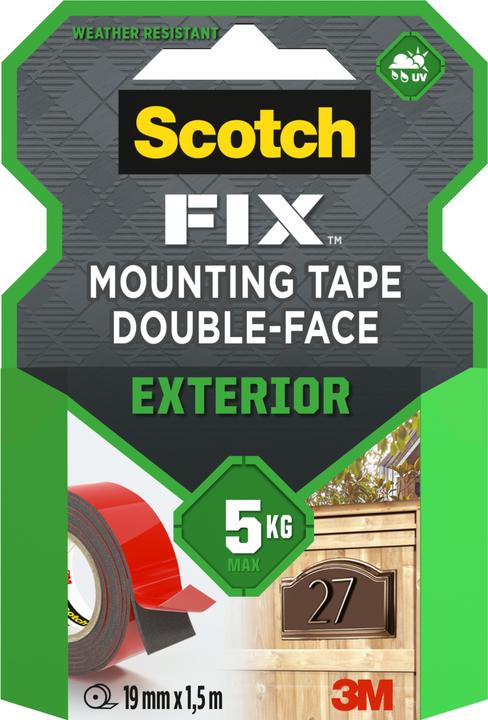 Scotch Bande de montage extérieur Fix (19 mm)