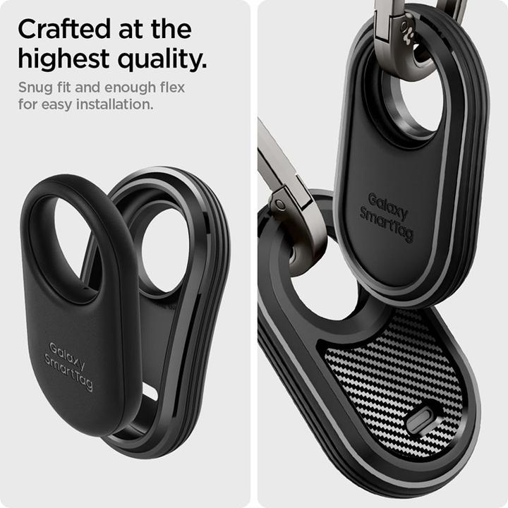 Image du produit Spigen Coque Rugged Armor pour Samsung Galaxy SmartTag 2 - noir mat (Android)