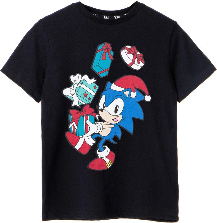 Produktbild Sonic The Hedgehog TShirt Jungen weihnachtliches Design kurzärmlig (158, 164)