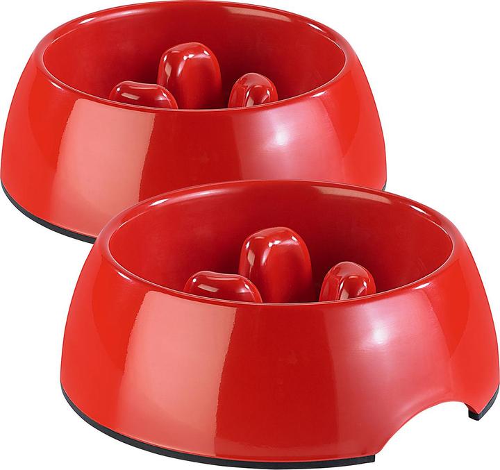 Image du produit Infactory Lot de 2 écuelles anti-glissement pour chiens et chats, 300 ml (0.30 l)