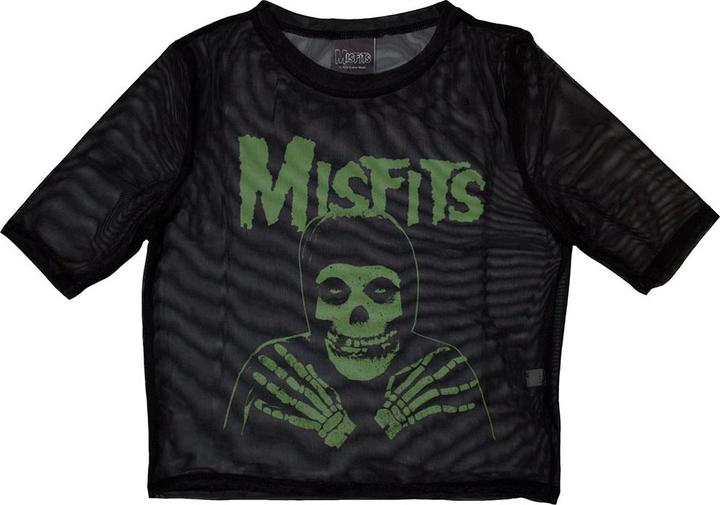 Misfits Green Hands Netzgewebe Crop Top (Girlie)