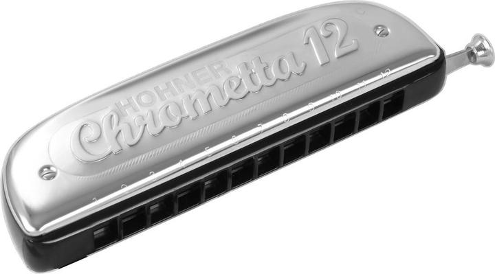 Actual product image Hohner Chrometta 12 harmonica (Harmonica, Chromatic, G major)