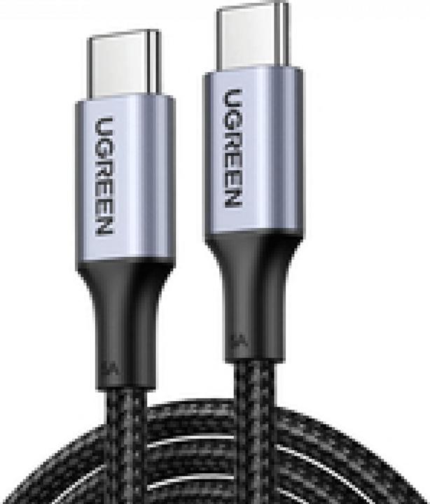 Actual product image Ugreen US316 Type C to Type C Cable, 100W, 3m (black) (3 m, USB 2.0)
