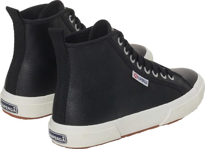 Actual product image Superga Unisex Adult 2750 Tumbled Leather Mid Cut Trainers (43)