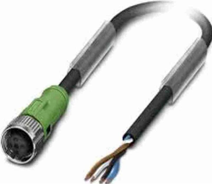 Moxa M12-Open Stromkabel, 4-polige A-kodierte Buchse, IP67, 3 m (3 m)