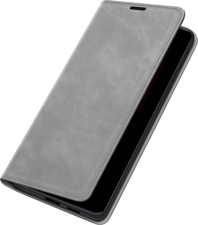 Produktbild Cazy Book Case Kompatibel mit Realme GT Neo 3T - Hülle klappbar Magnetisch Kunstleder - Grau (Realme GT Neo 3T)