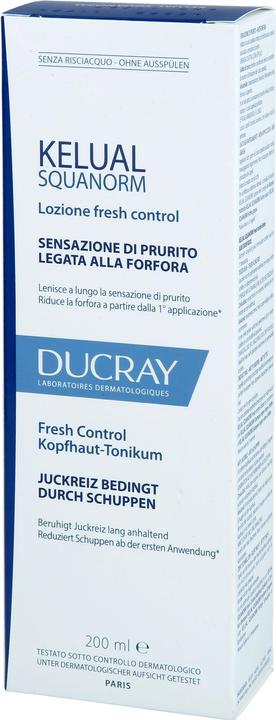 Produktbild Ducray Kelual Squanorm Kopfhaut-Tonikum beruhigt Kopfhaut und reduziert Schuppen, 200 ml Lösung (200 ml)