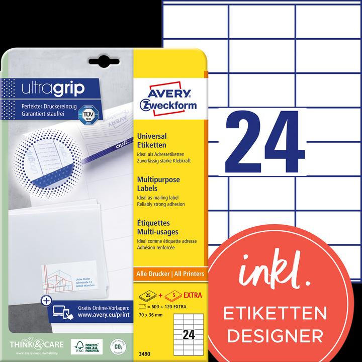 Avery Universal Labels