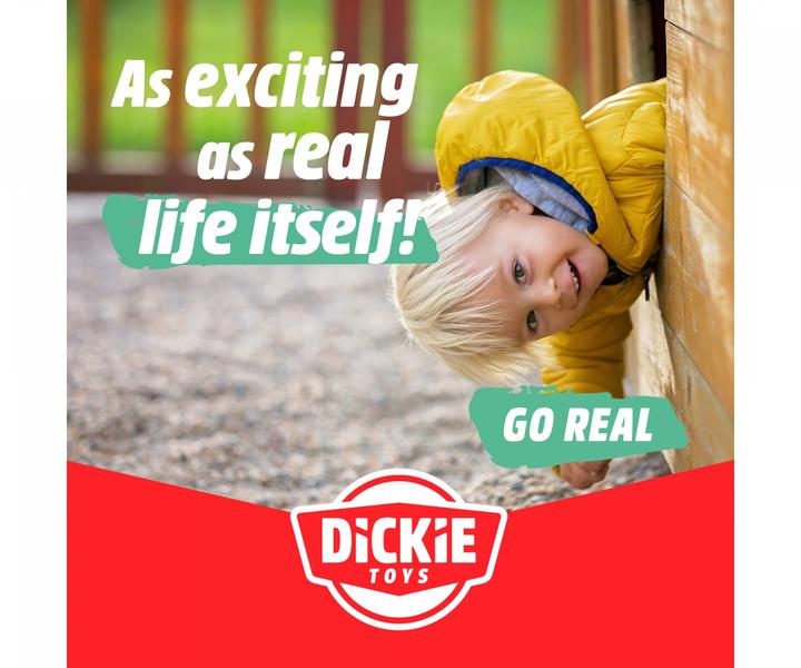 Actual product image Dickie Dino World Lab Truck playset