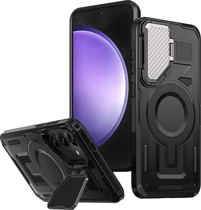 Immagine prodotto Techsuit - CamVault MagSafe - Samsung Galaxy S23 FE - Black (Samsung Galaxy S23 FE)