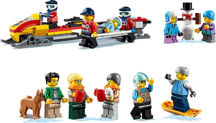 Actual product image LEGO ski resort (60203, LEGO City)