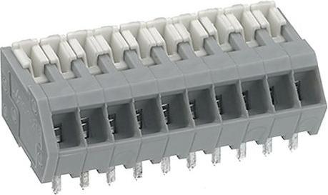 Produktbild Wago 218-502 1-Leiter-Klemmenleiste fÃ¼r Leiterplatten 0,08-0,5 qmm grau
