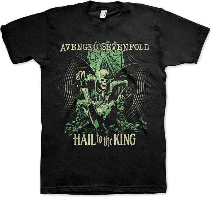 Actual product image Avenged Sevenfold Unisex Adult Hail To The King En Vie T-Shirt (XXL)