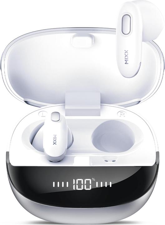 Produktbild Mixx Kopfhörer Hybrid Charge 2 In-Ear TWS Qi Weiss (6 h, Kabellos)