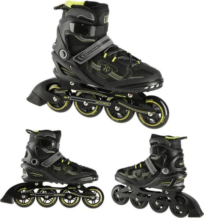 Actual product image Nils NA9157 Black-Yellow SIZE 43 INLINE SKATES (43)