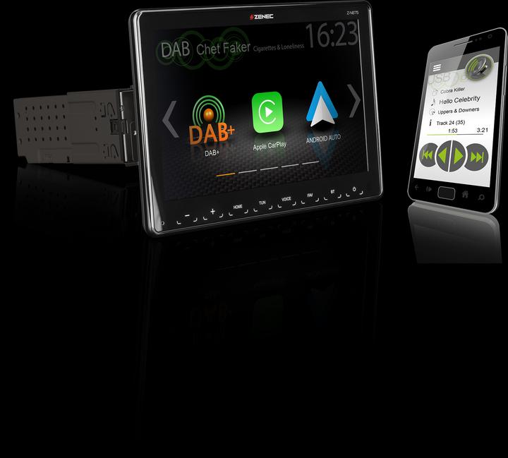 Actual product image Zenec Z-N875 (Android car, Apple Carplay)