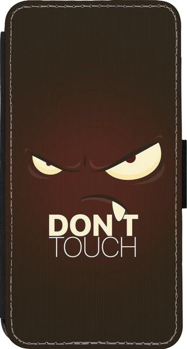 Produktbild PhoneLook Hülle Wallet schwarz Angry Dont Touch (Apple iPhone 13 Pro)